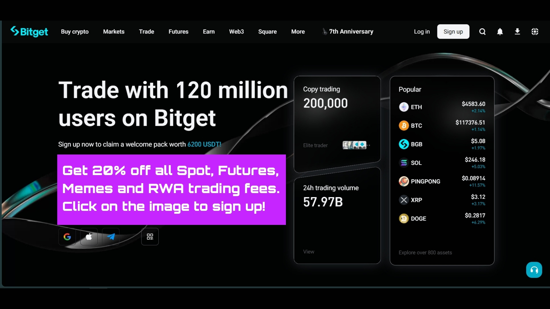 Bitget CEX Trading integration screenshot